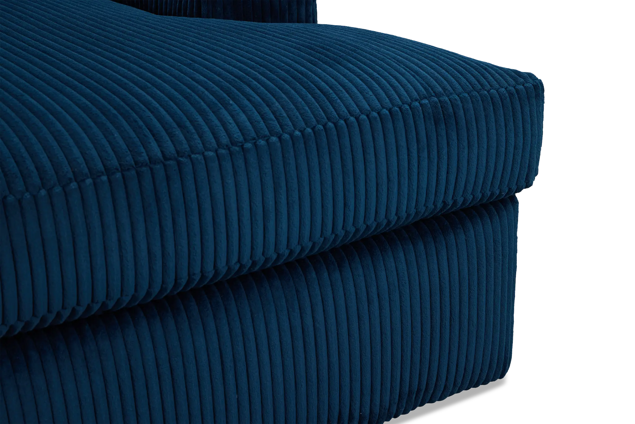 Charlie Dark Blue Fabric Chaise Charlie Dark Blue Fabric Chaise