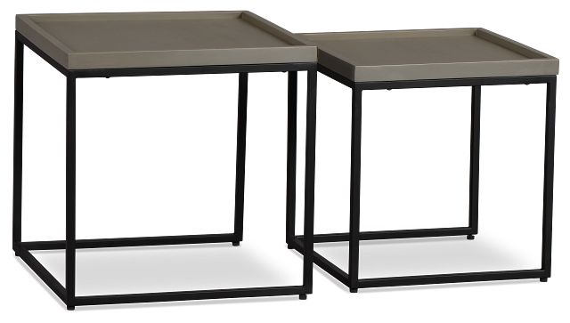 Blaine Gray Set Of 2 Nesting Tables