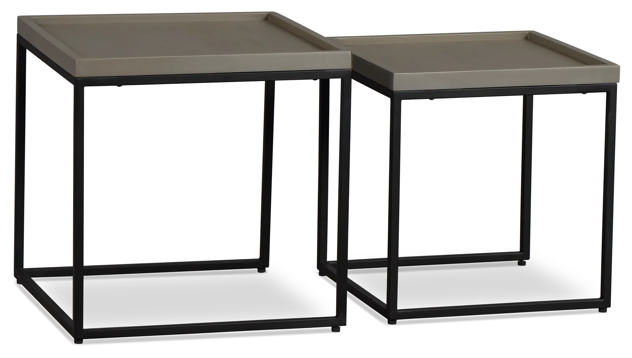 Blaine Gray Set Of 2 Nesting Tables