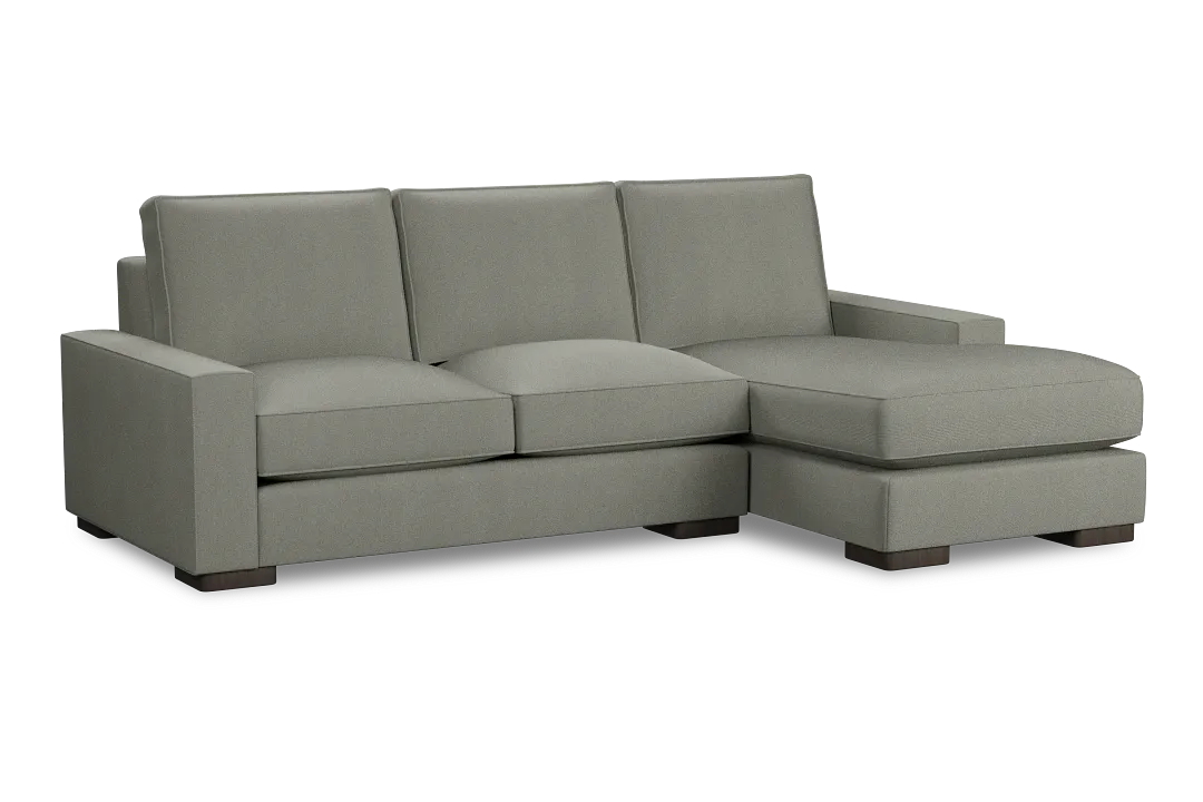 Edgewater Delray Pewter Right Chaise Sectional