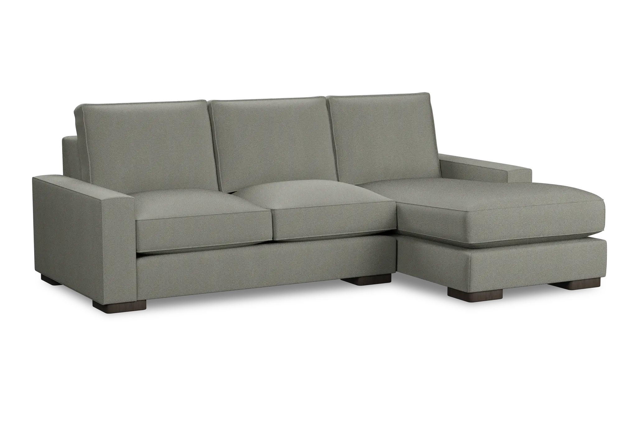 Edgewater Delray Pewter Right Chaise Sectional Edgewater Delray Pewter Right Chaise Sectional