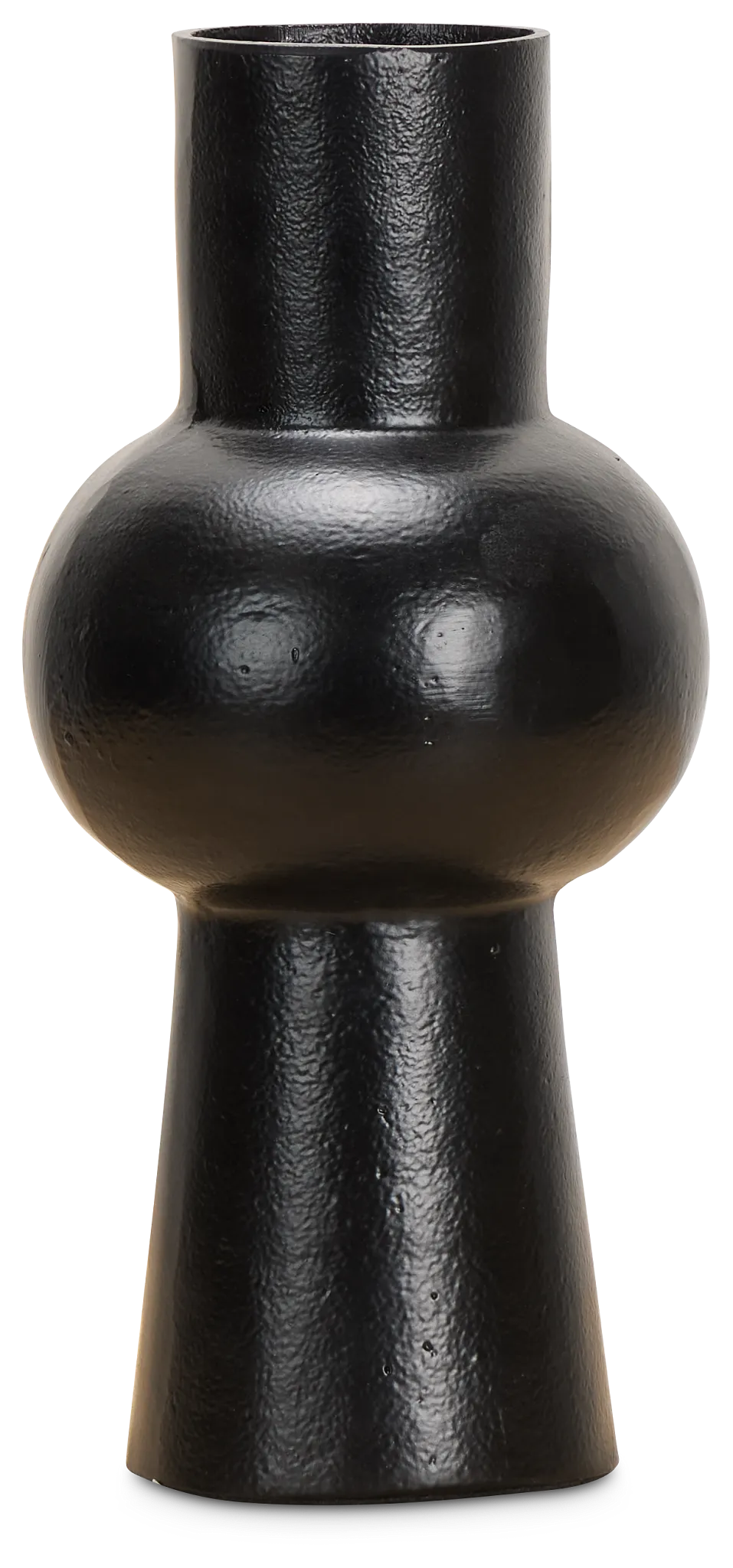 Cansu Black Medium Vase