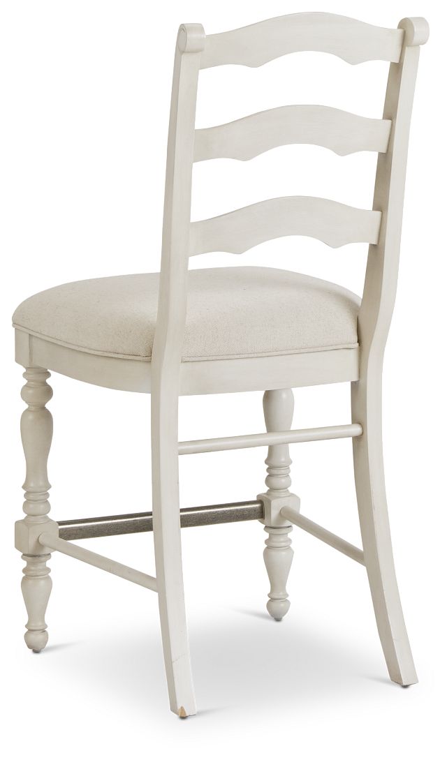 Savannah Ivory 24" Wood Barstool