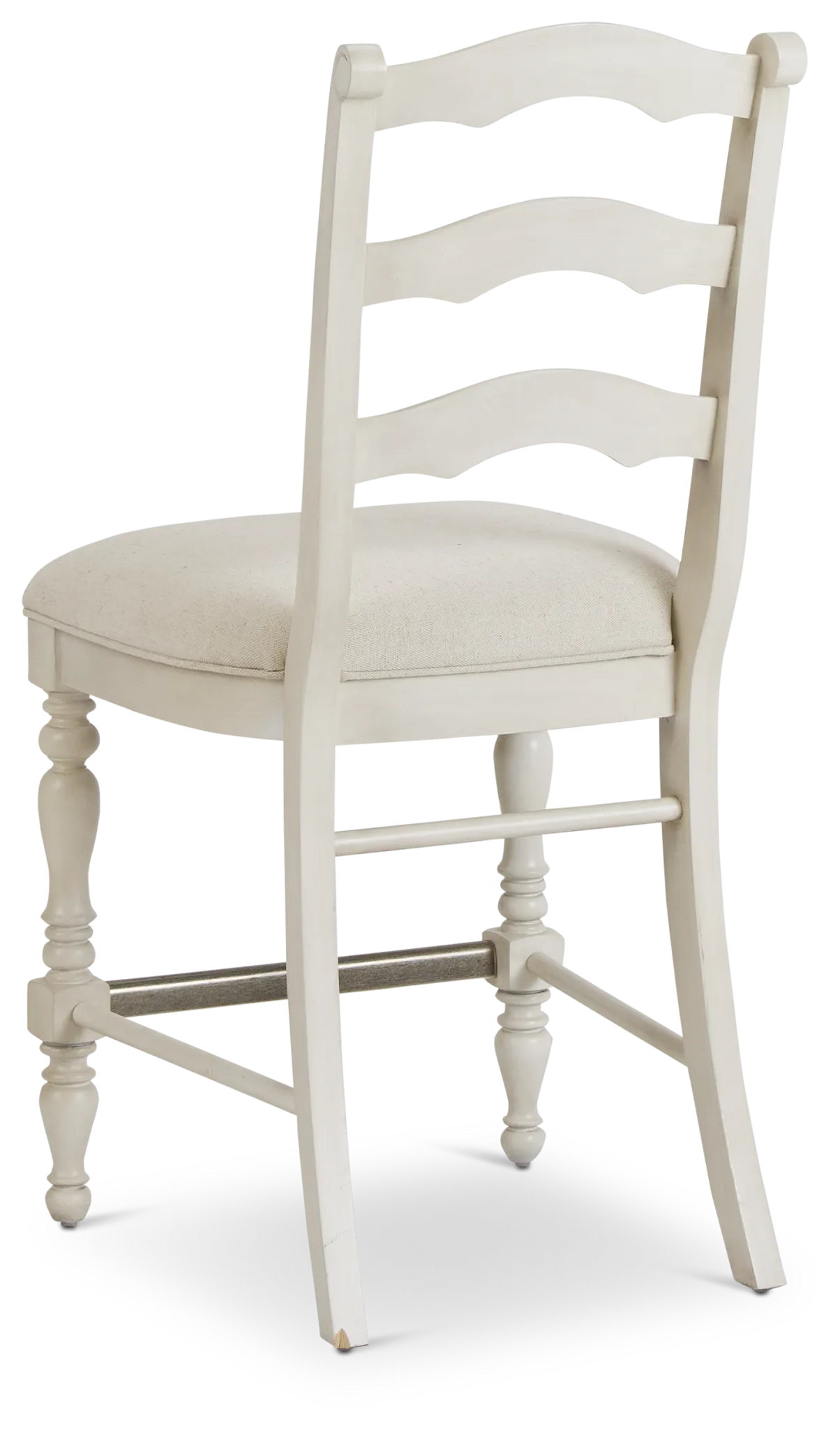 Savannah Ivory 24" Upholstered Barstool