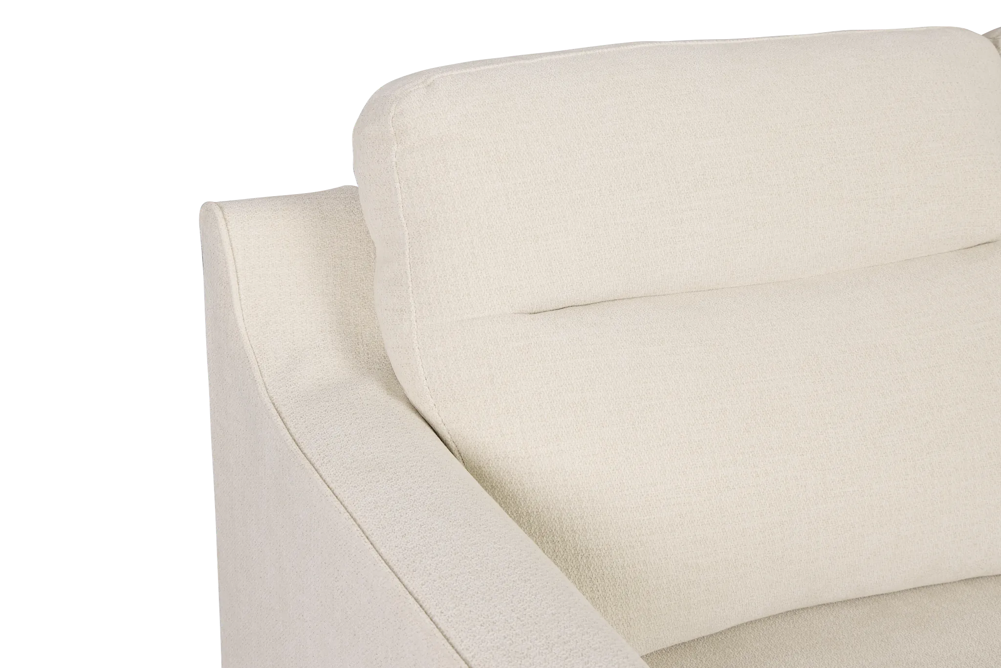 Talia Light Beige Fabric Loveseat