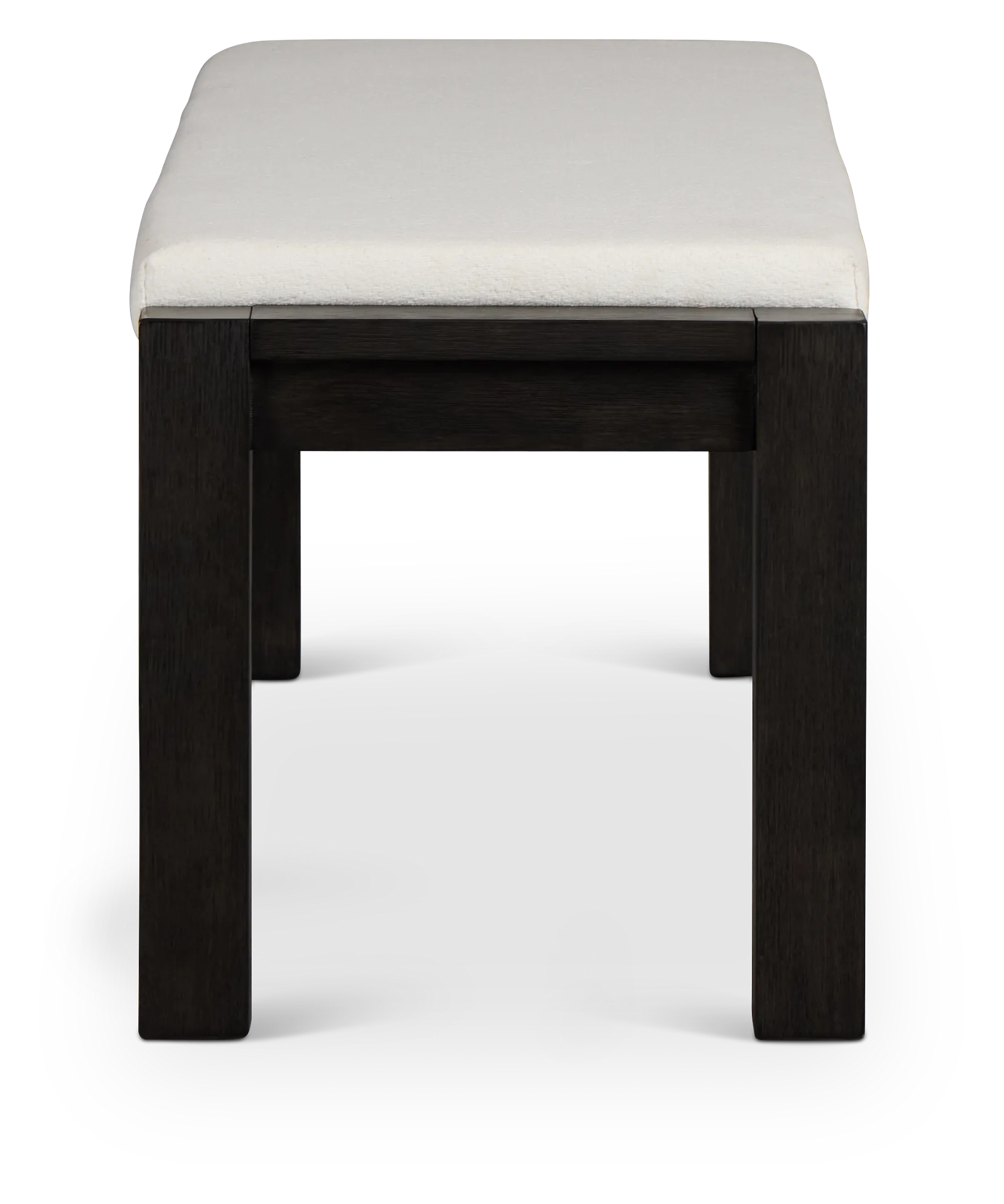Jackson White Upholstered Dining Bench