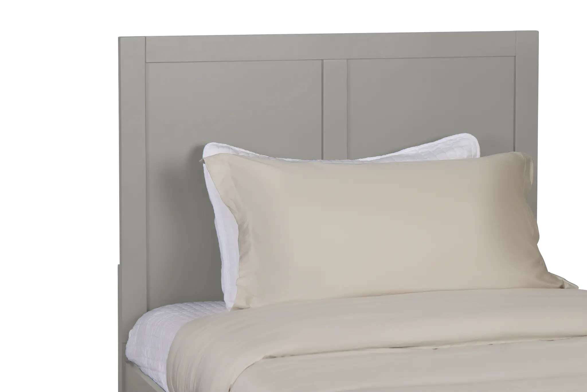 Charleston Gray Panel Bed With 2 Storage Drawers Charleston Gray Panel Bed With 2 Storage Drawers