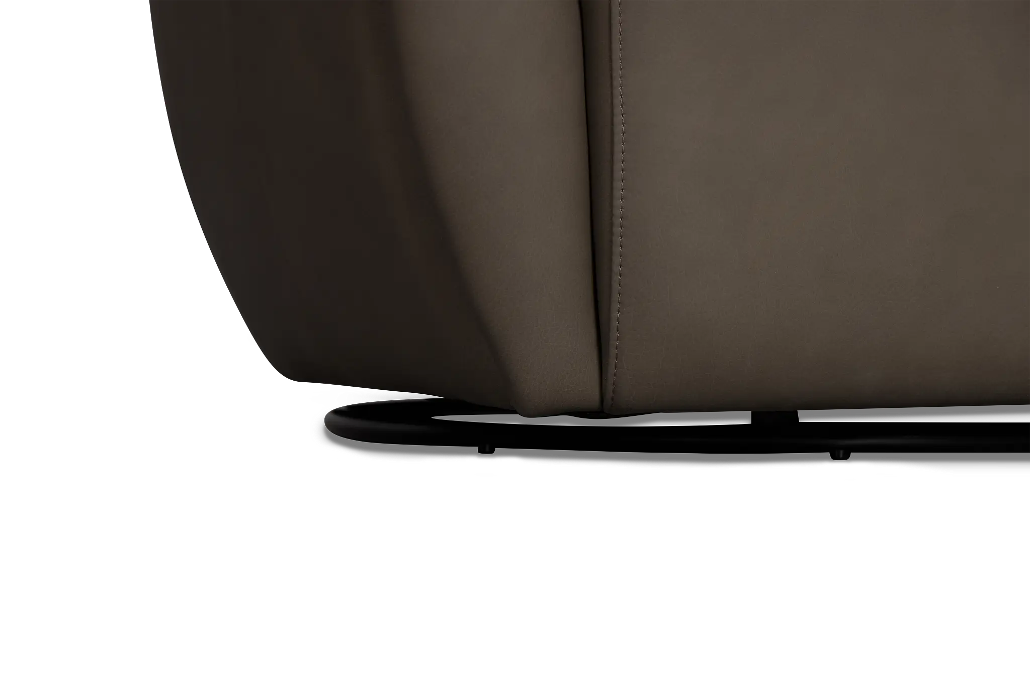 Kellan Dark Gray Leather Swivel Chair Kellan Dark Gray Leather Swivel Chair