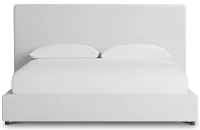 Grayton Elite Ivory 54" Upholstered Platform Bed