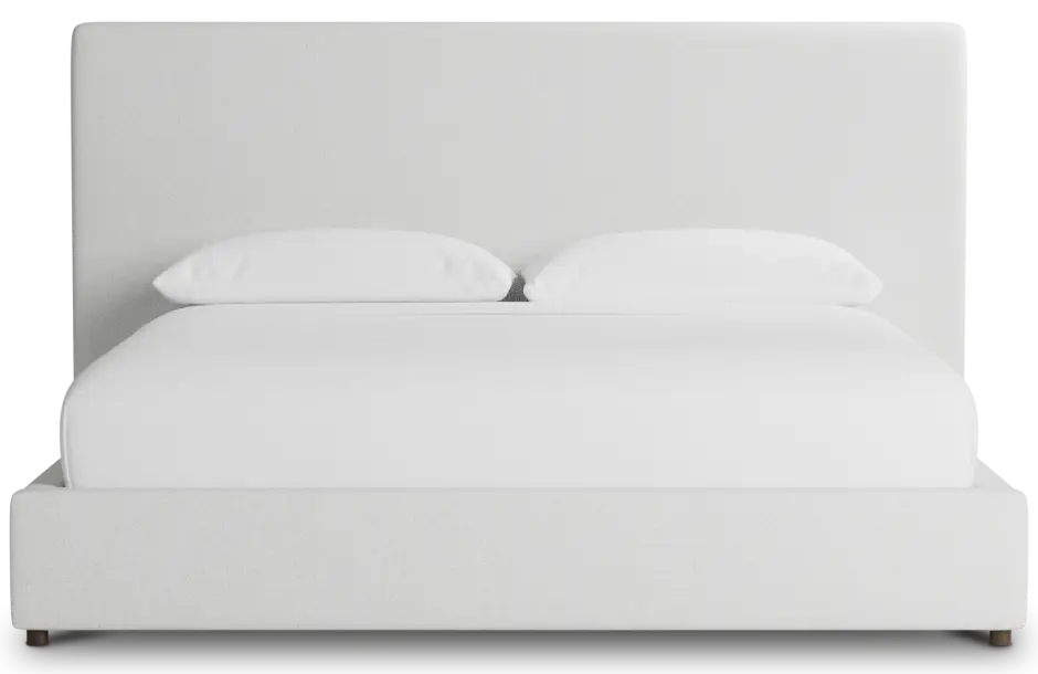 Grayton Elite Ivory 54" Upholstered Platform Bed Grayton Elite Ivory 54" Upholstered Platform Bed