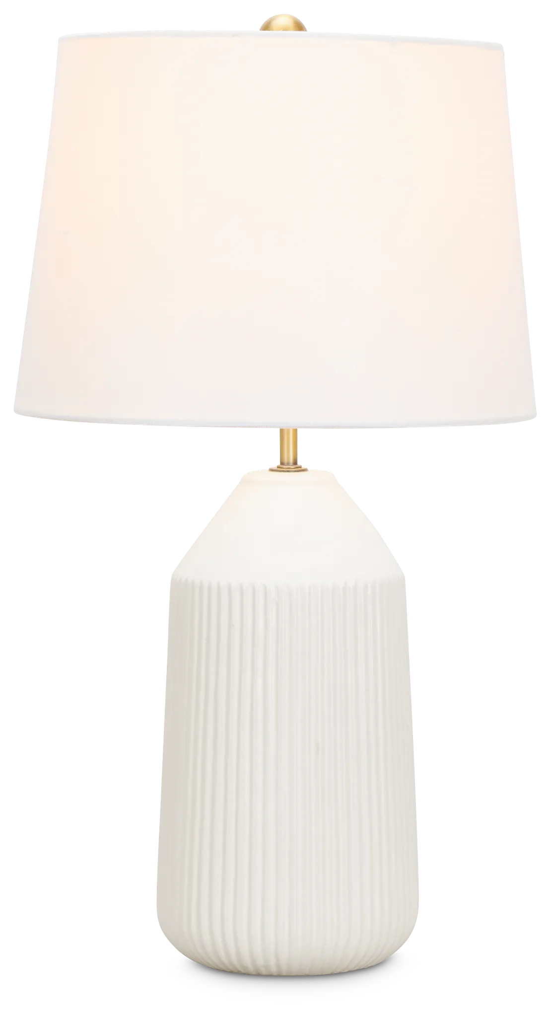 Alexa White Table Lamp