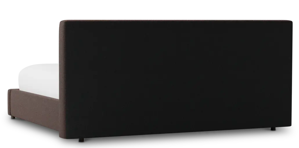 Grayton Elite Dark Brown 44" Upholstered Platform Bed Grayton Elite Dark Brown 44" Upholstered Platform Bed