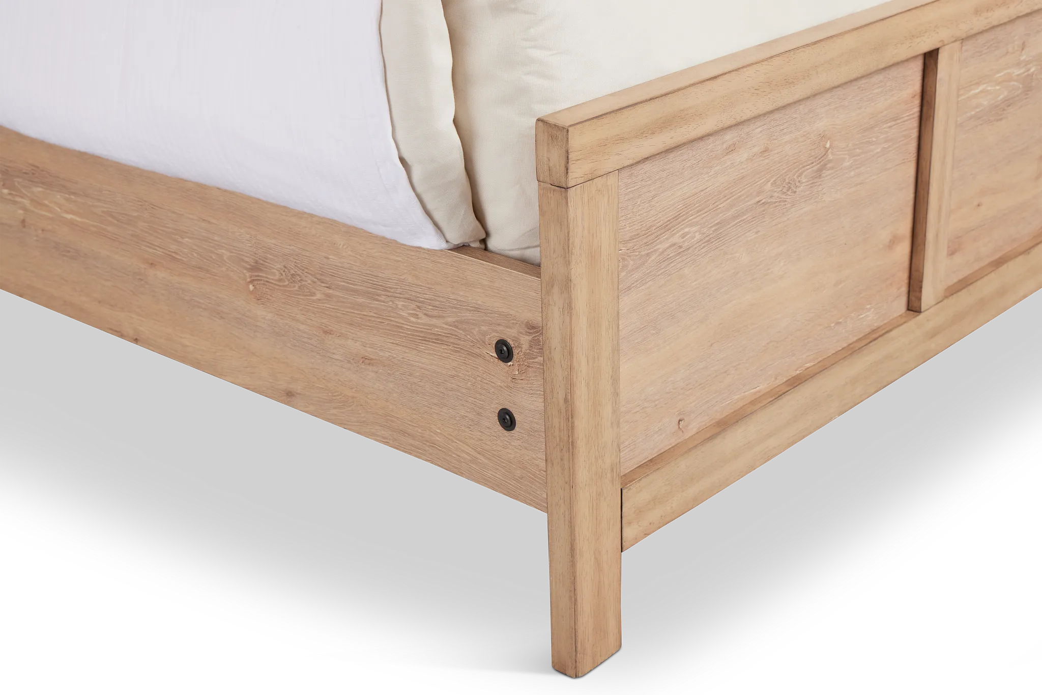 Layton Light Tone Panel Bed