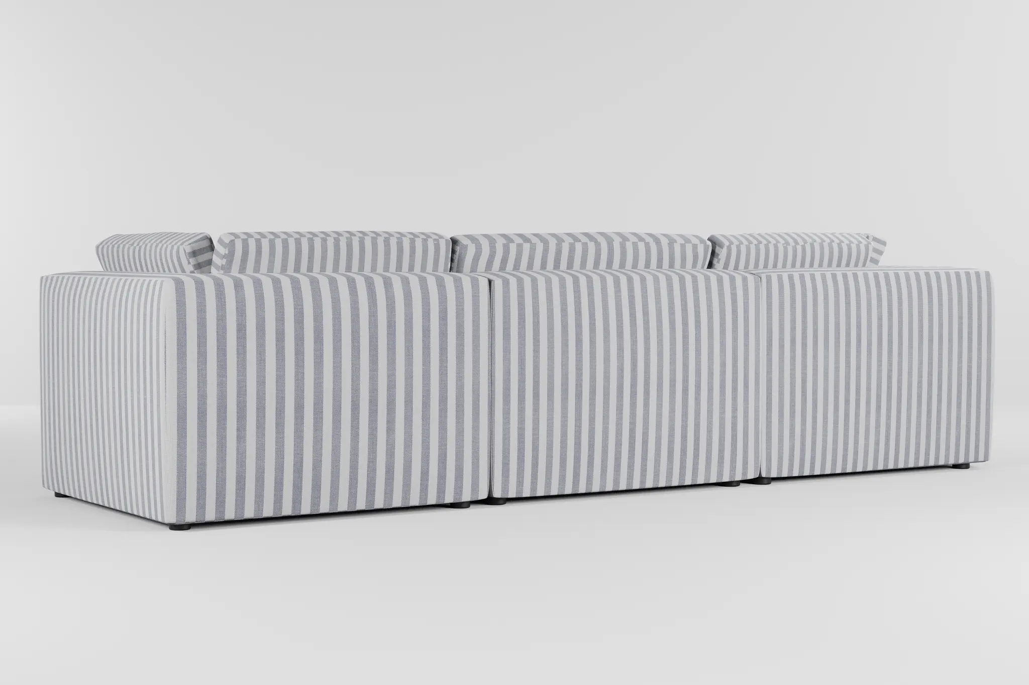Destin Sea Lane Dark Blue Fabric 3-piece Modular Sofa Destin Sea Lane Dark Blue Fabric 3-piece Modular Sofa
