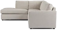 Davis Gray Micro Left Bumper Sectional