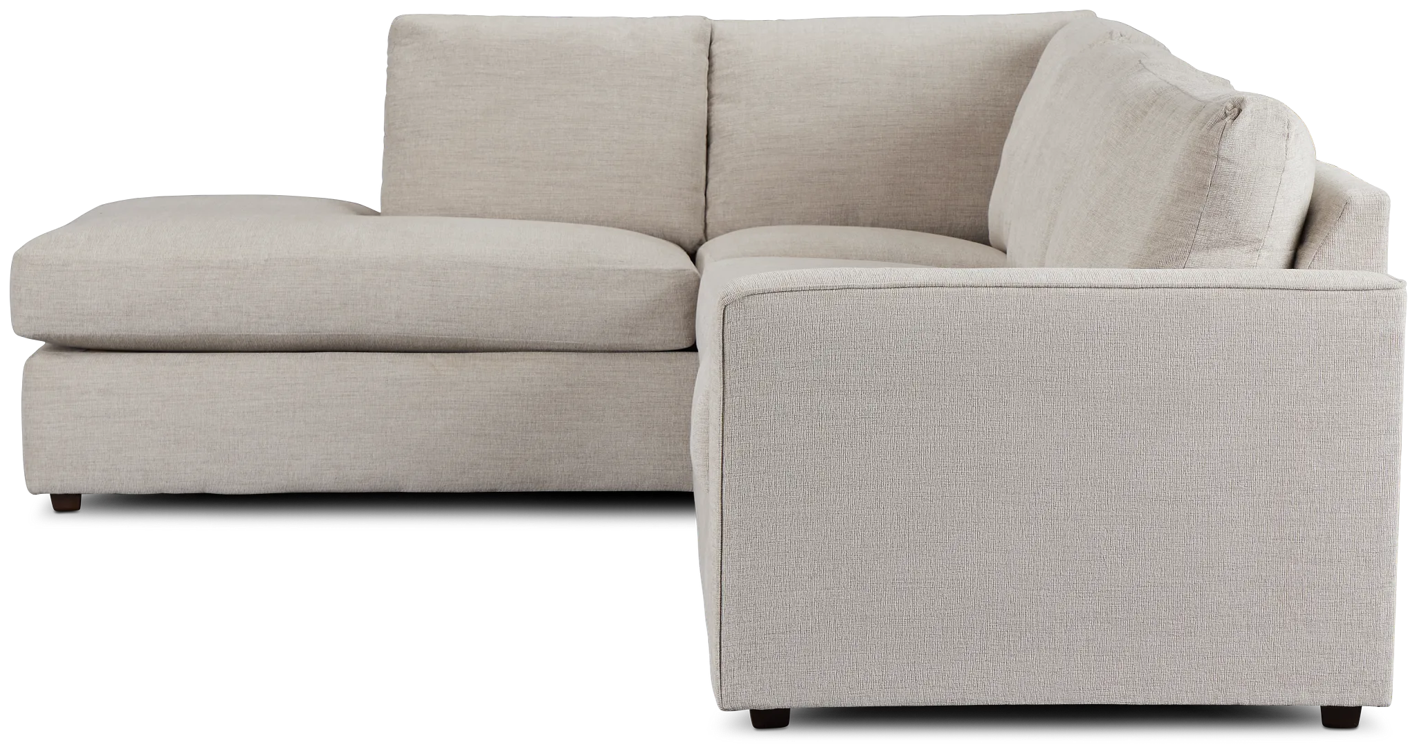 Davis Gray Micro Left Bumper Sectional