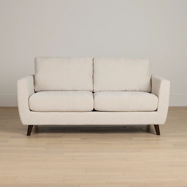 Indie Beige Fabric Memory Foam Sleeper