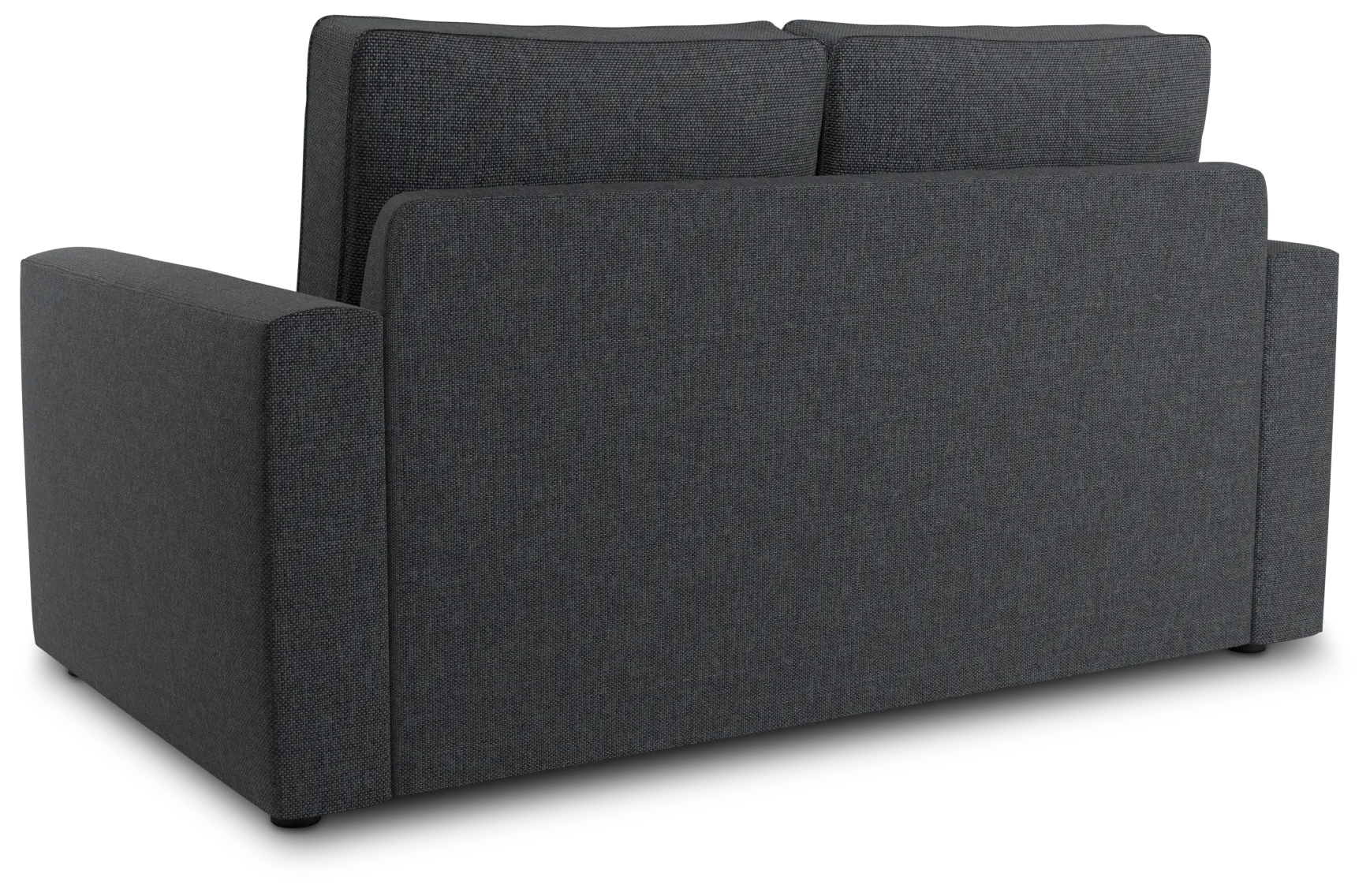 Siesta Elevation Gray Fabric Loveseat