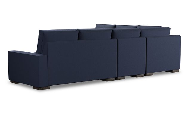 Edgewater Peyton Dark Blue Medium Two-arm Sectional