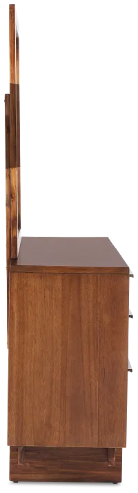 Bowery Dark Tone Dresser & Mirror