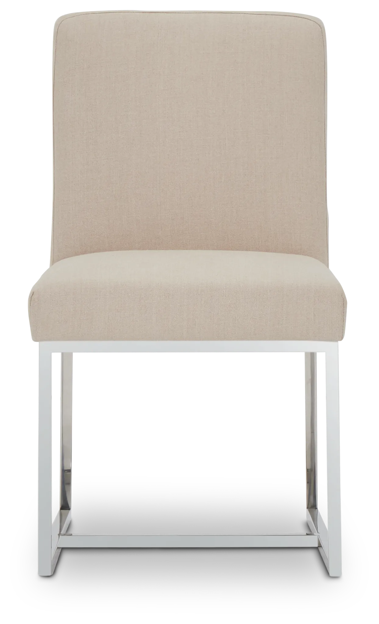 Berlin Beige Metal Upholstered Side Chair