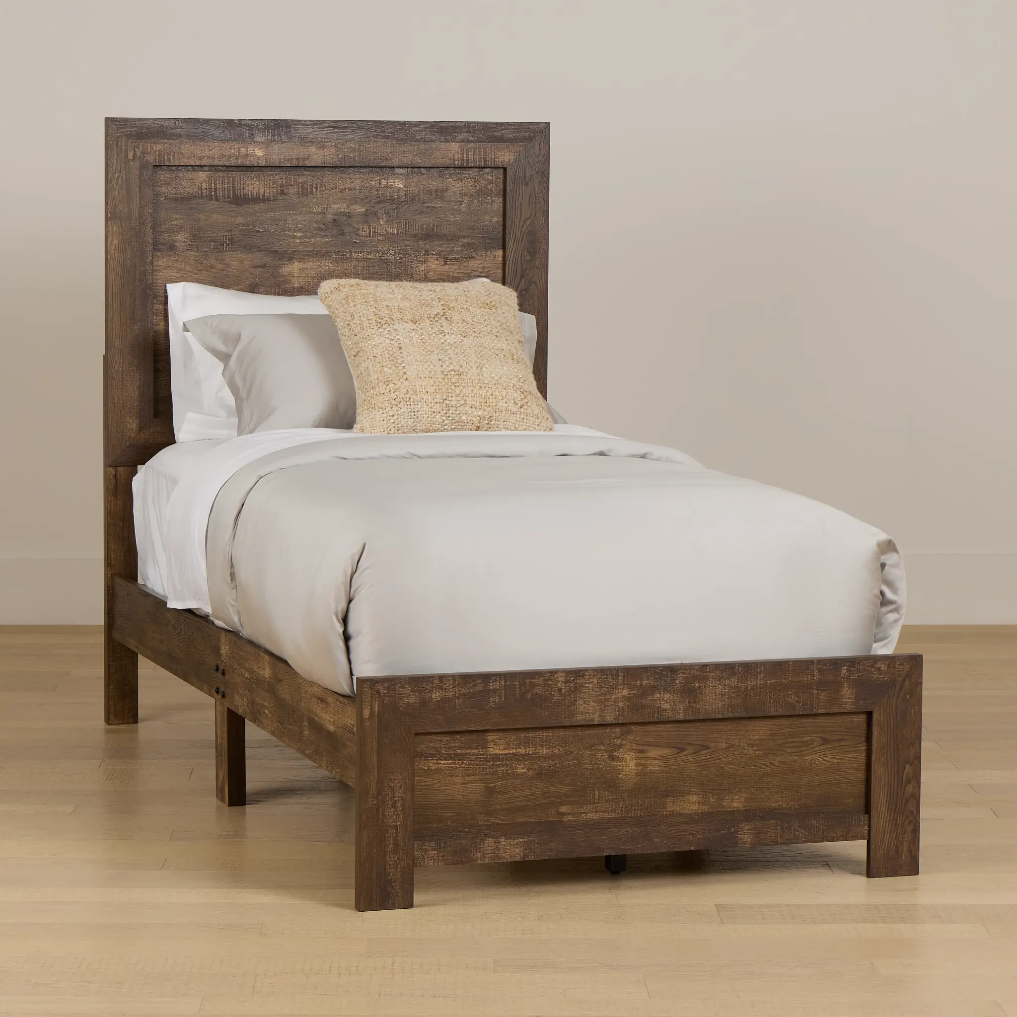 Ollie Dark Tone Panel Bed Ollie Dark Tone Panel Bed