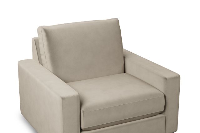 Edgewater Joya Beige Swivel Chair