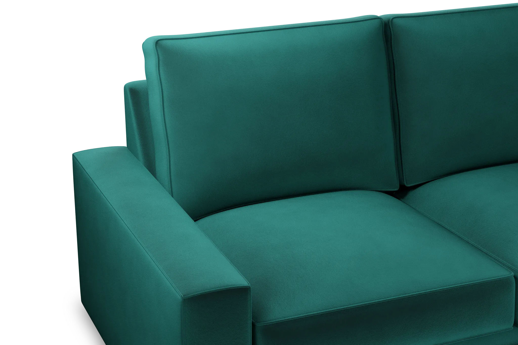 Edgewater Joya Green Medium Two-arm Sectional