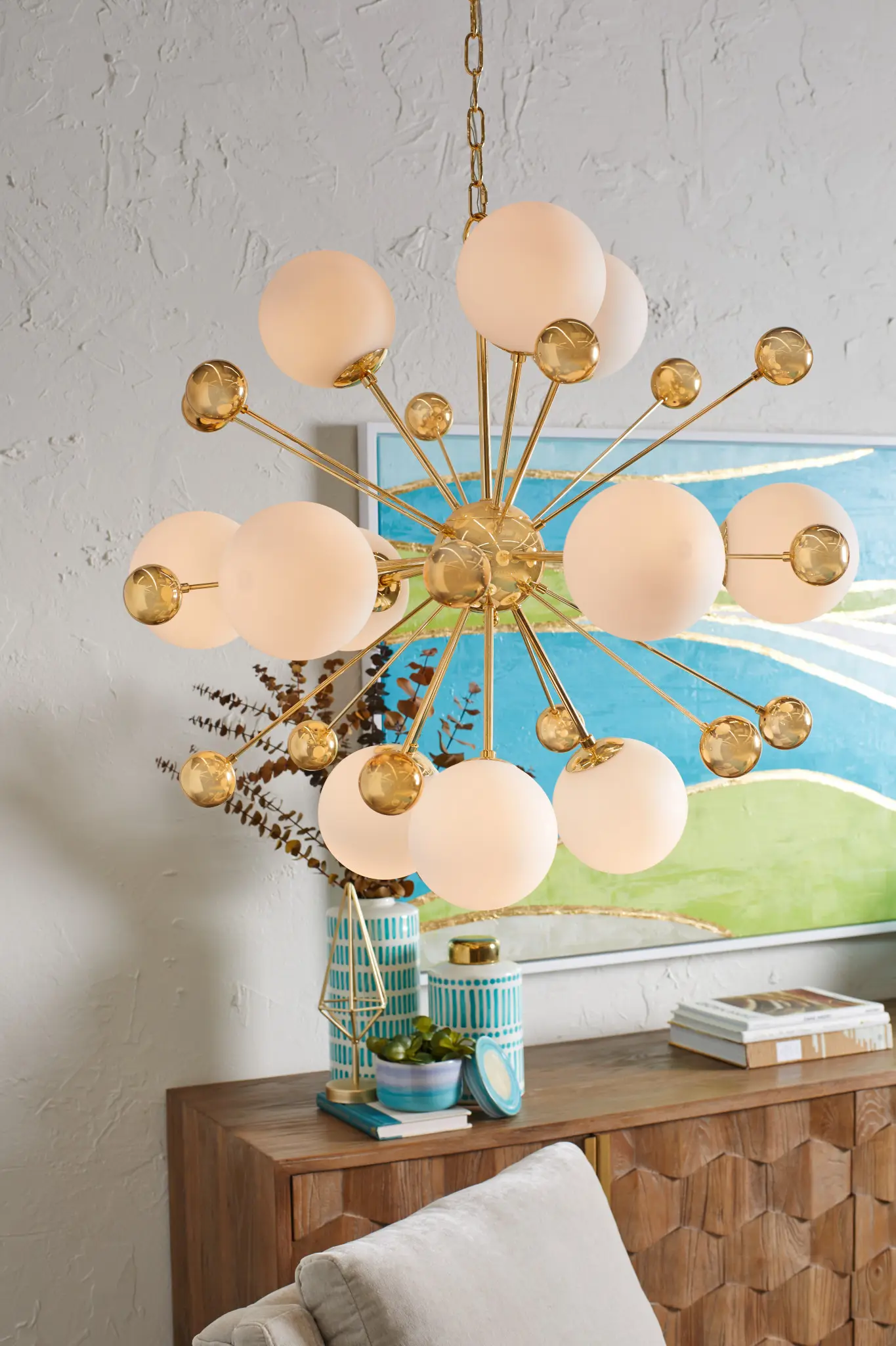 Khia Gold Chandelier Khia Gold Chandelier