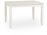 Edgartown White Rectangular Table