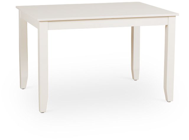 Edgartown White Rectangular Table