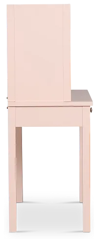 Charleston Pink 1-drawer Desk & Hutch