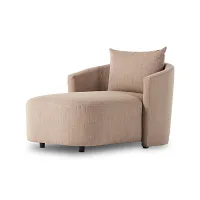 Four Hands Staci Beige Fabric Accent Chaise