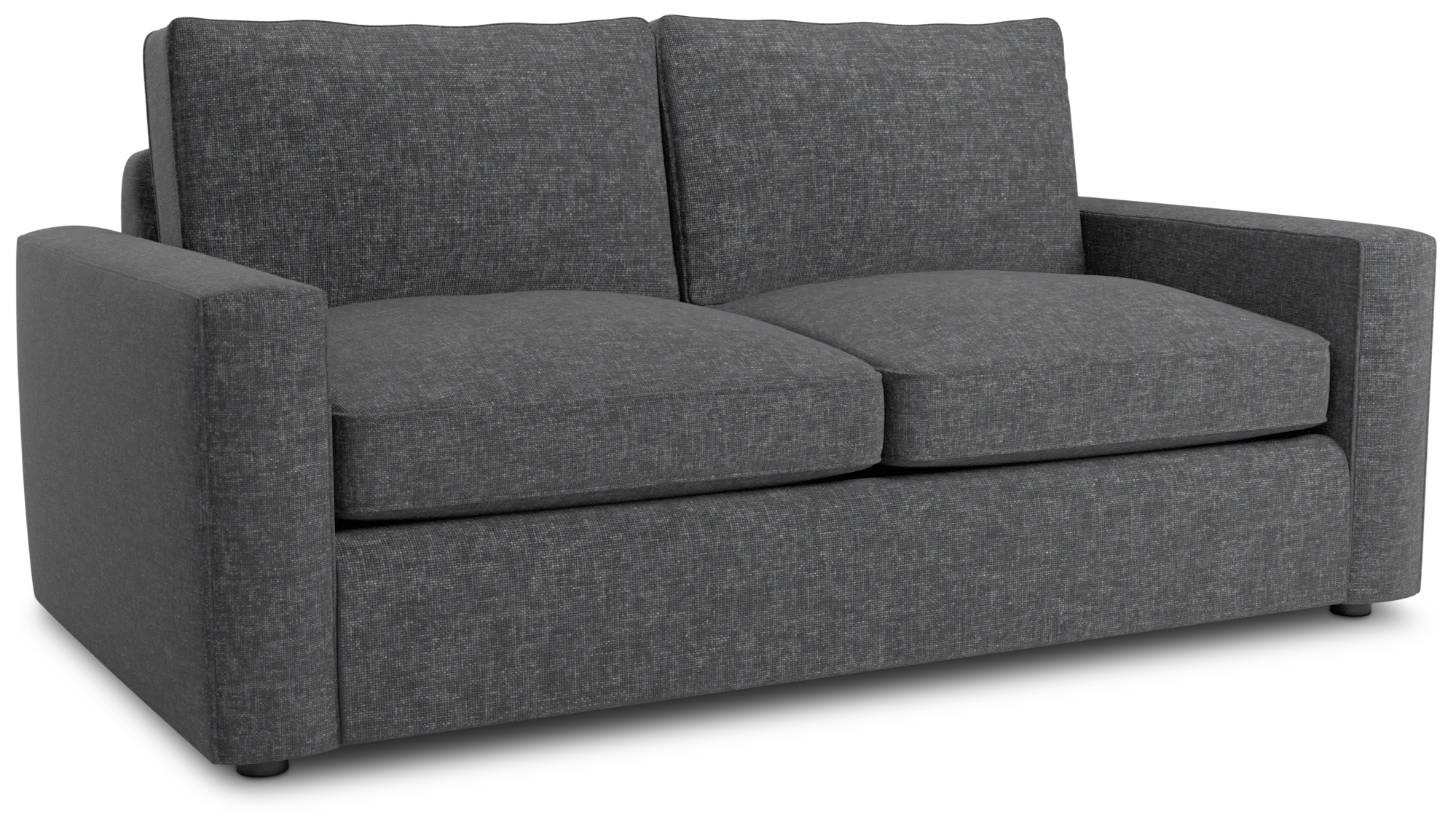 Siesta Delray Dark Gray Fabric Sofa