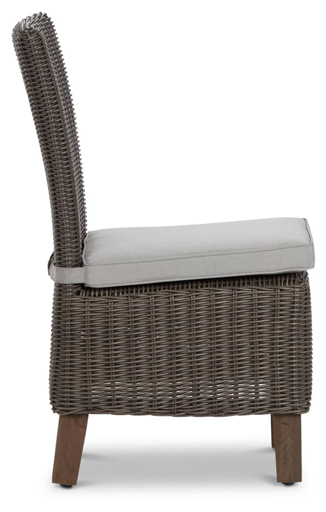 Canyon Gray Woven Side Chair (2)