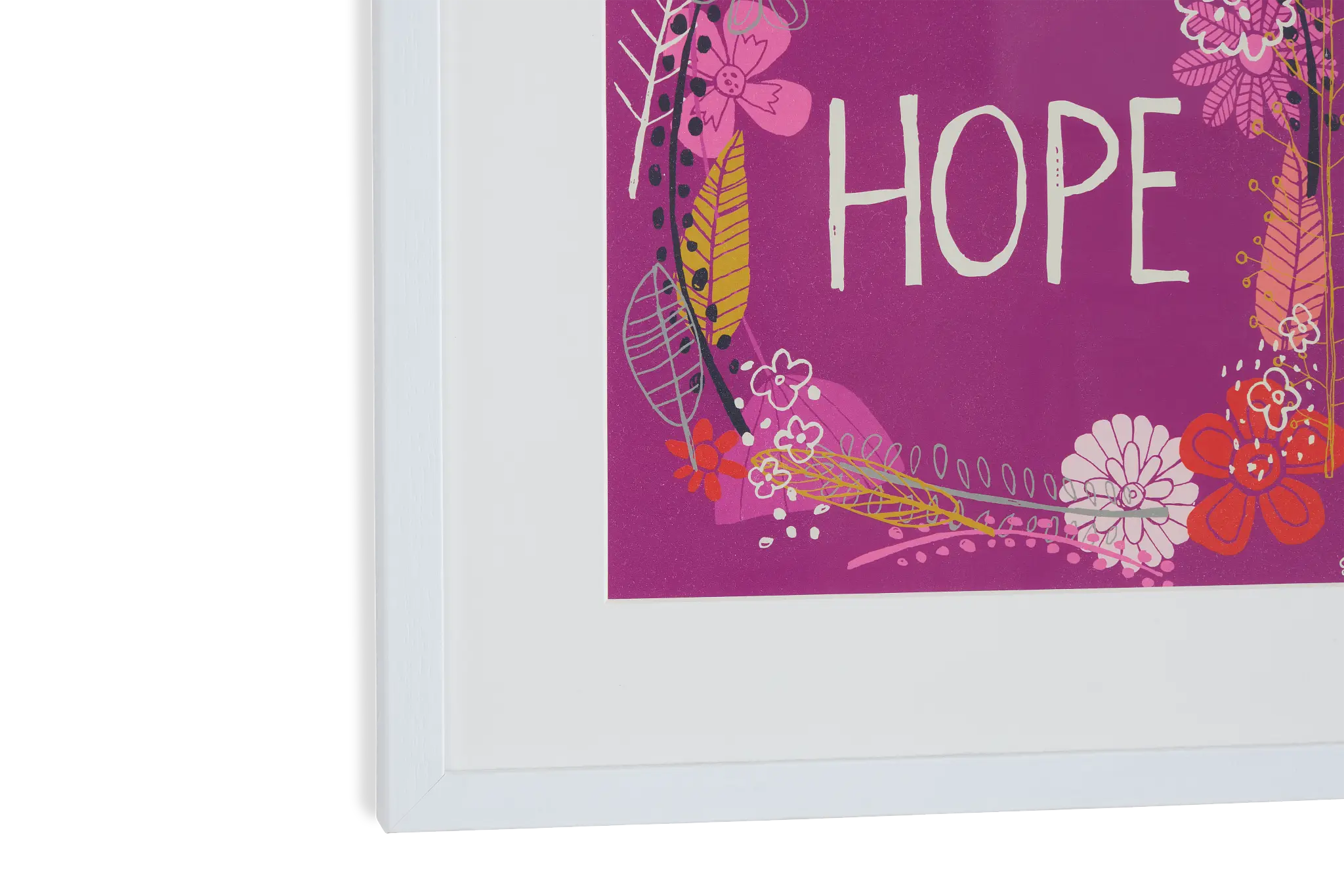 Hope Multicolored Framed Wall Art Hope Multicolored Framed Wall Art