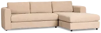 Alma Taupe Fabric Right Chaise Sectional
