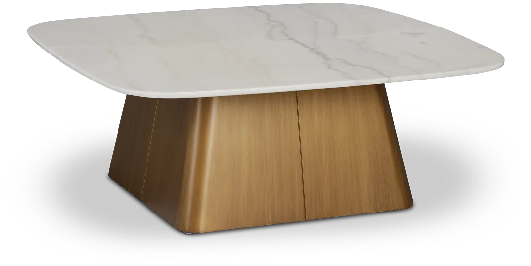 Lana White Square Coffee Table