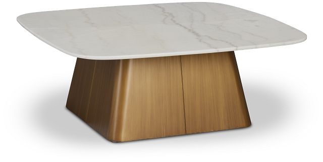 Lana White Square Coffee Table