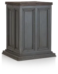 Marcello Gray Wood Fold Out Bar