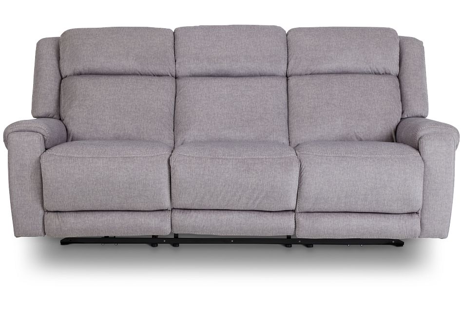beckett leather reclining sofa