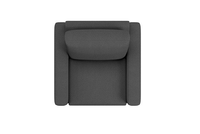 Edgewater Delray Dark Gray Swivel Chair