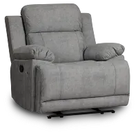 Benson Gray Micro Recliner
