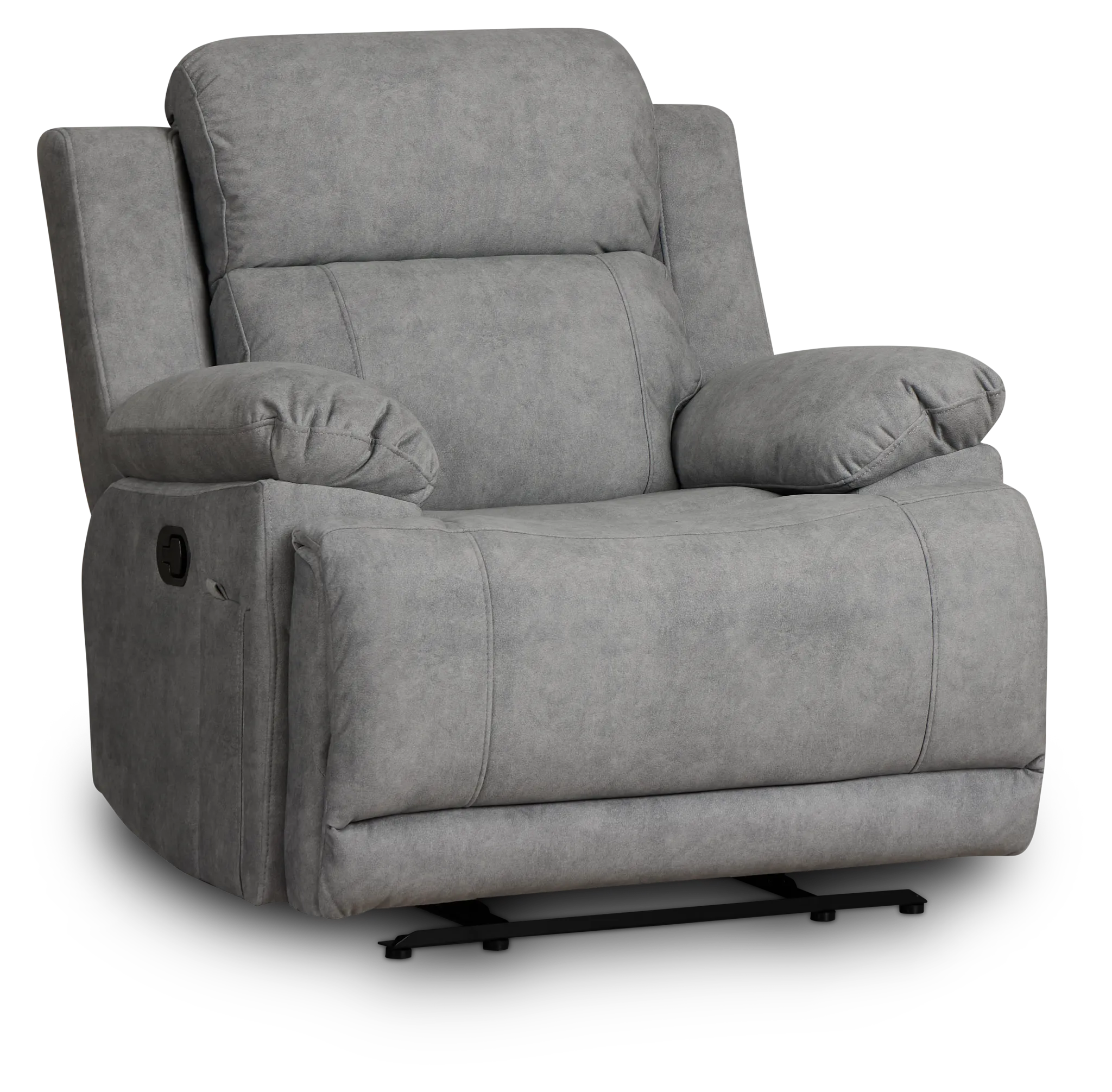 Benson Gray Micro Recliner