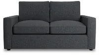 Siesta Elevation Gray Fabric Loveseat