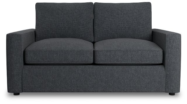 Siesta Elevation Gray Fabric Loveseat
