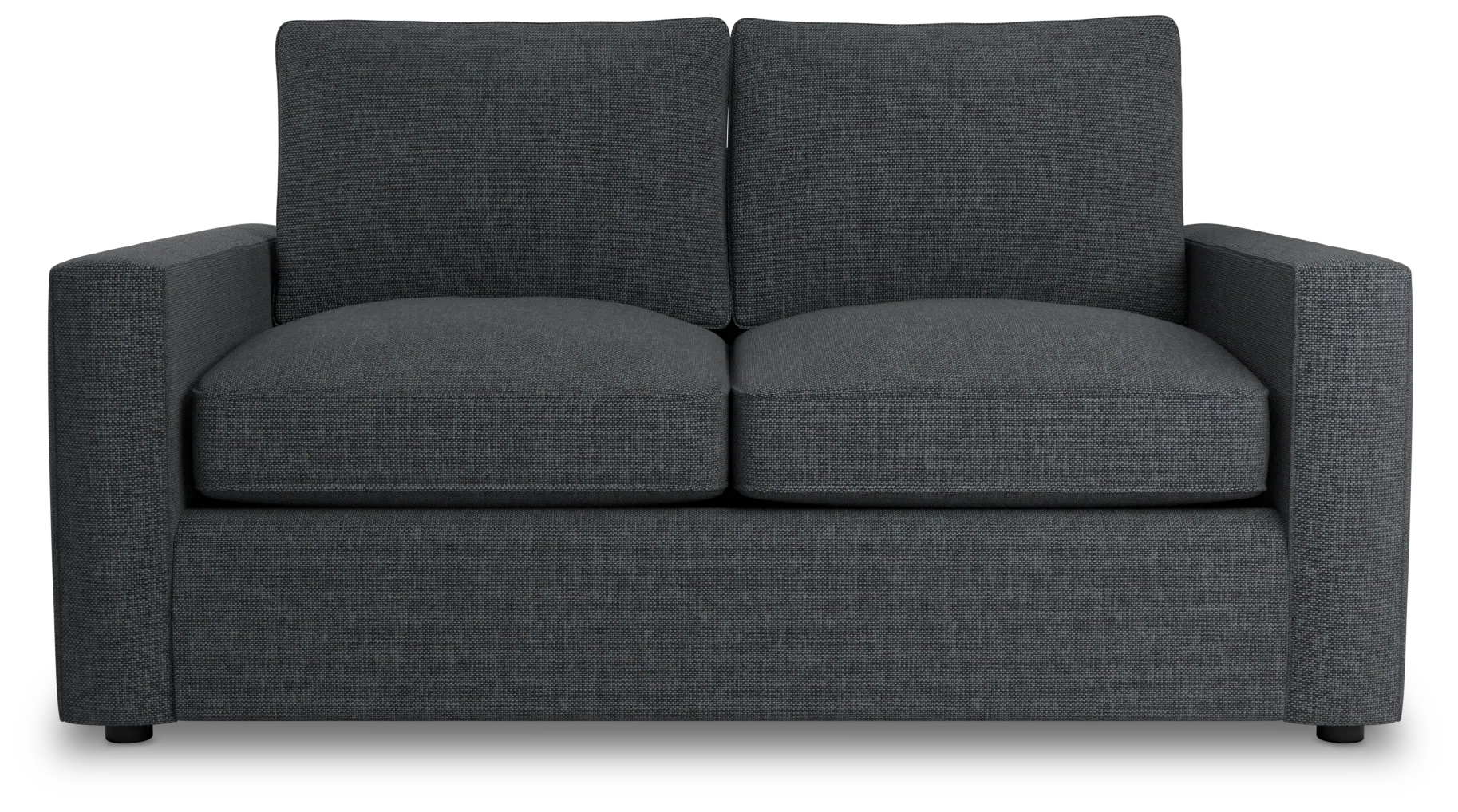 Siesta Elevation Gray Fabric Loveseat