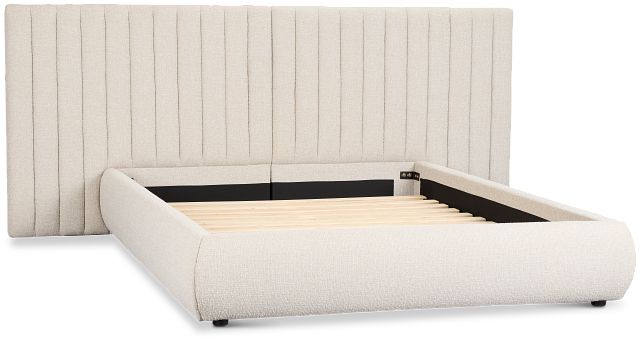 Nomad Light Beige Uph Spread Bed