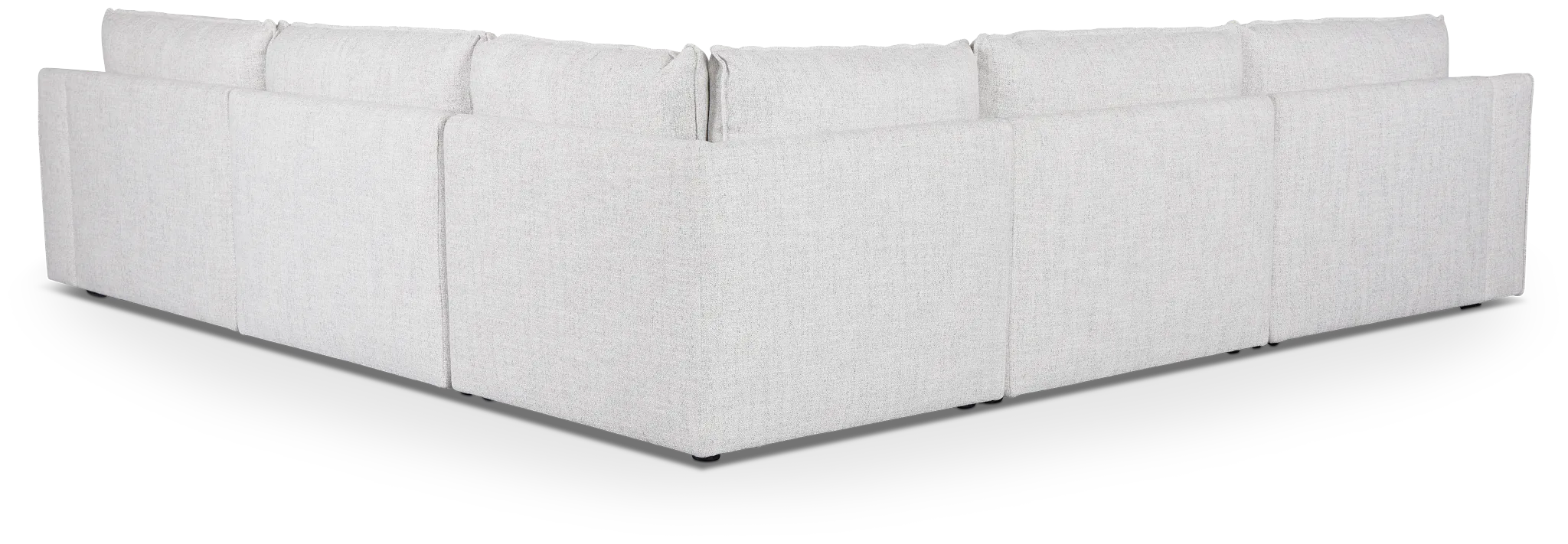 Aurora Light Gray Micro Medium Two-arm Sectional