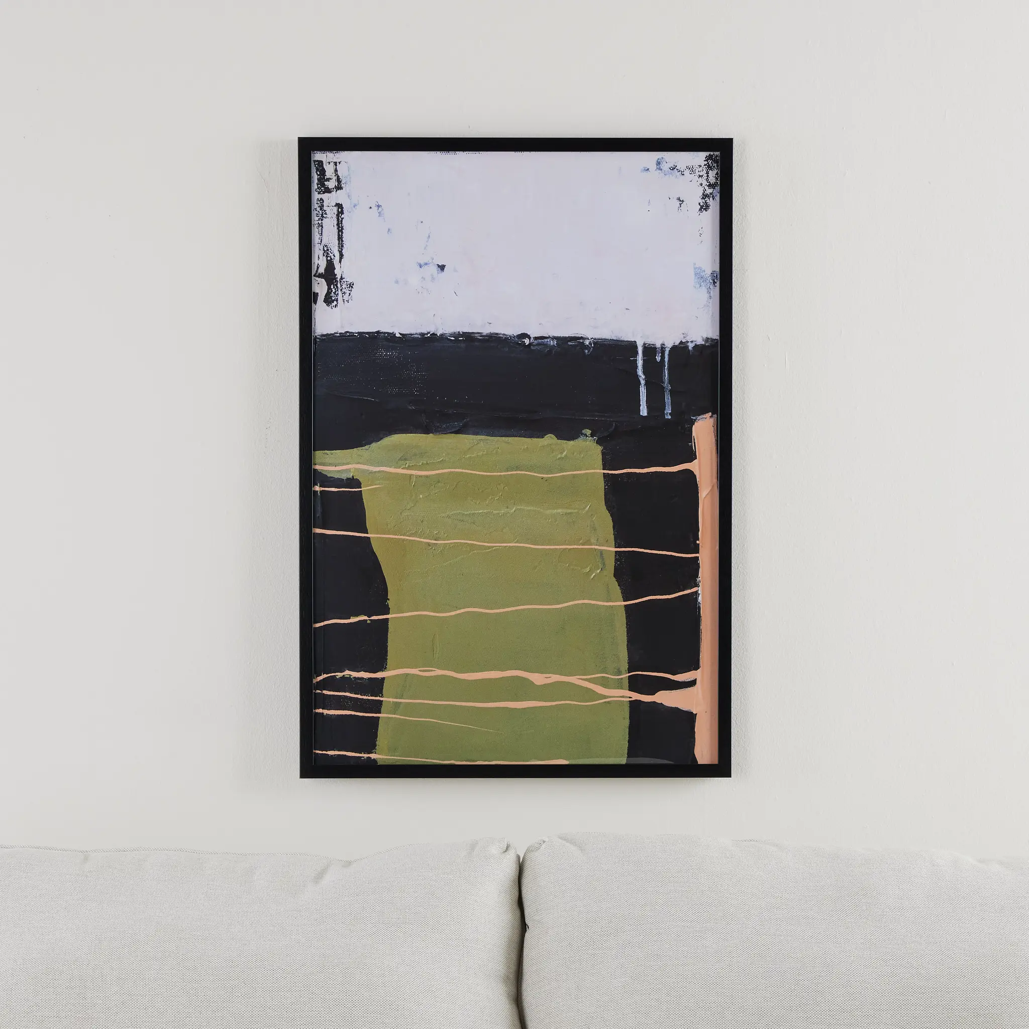 Yoko Black Framed Wall Art Yoko Black Framed Wall Art